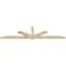 Ekena Millwork Kennewick Rough Sawn Timber Gable Bracket, Douglas Fir, 96"W x 24"H x 2"D x 4"F, 6/12 Pitch GBW096X24X0204KEN00RDF - alternate 3